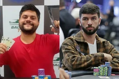 Eduardo Manga e Bernardo Soares foram ouro e prata no PokerStars
