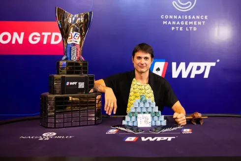 Artem Vezhenkov, campeão do Main Event do WPT Camboja (Foto: WPT)
