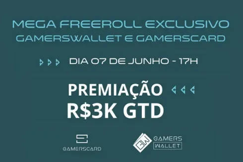 GamersWallet realizará freeroll exclusivo no BSOP Rio
