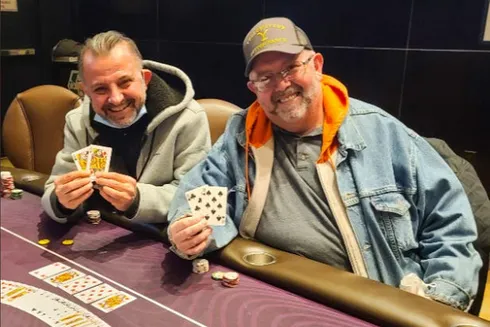 A derrota dolorida rendeu muito graças ao bad beat jackpot (Foto: Reprodução/MGM Grand Detroit)
