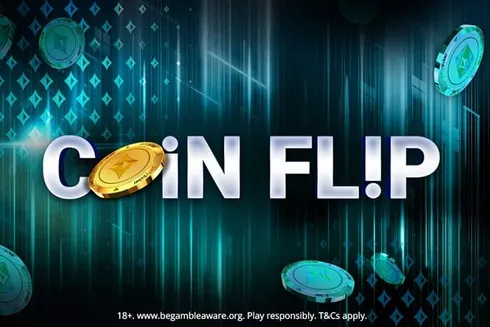 Coin Flip chega para distribuir prêmios grátis no partypoker
