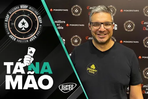 Douglas Ferreira começou o torneio dobrando no BSOP Millions
