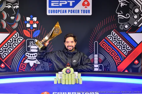 Timothy Adams alcançou o topo do pódio do Super High Roller do EPT Praga
