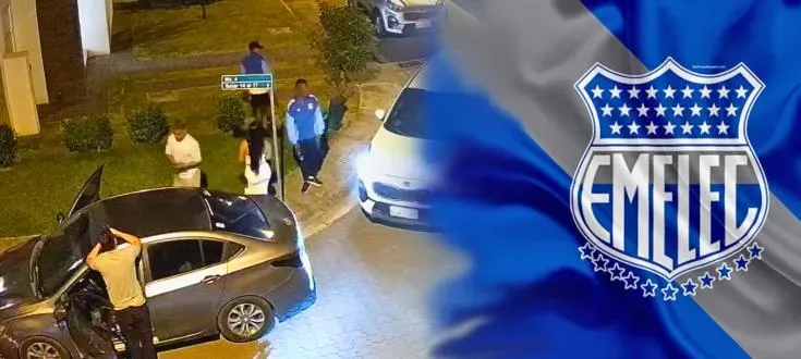 La fiesa de los jugadores de Emelec. (Foto: Diario Extra)