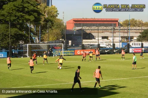 Entrenamiento Boca