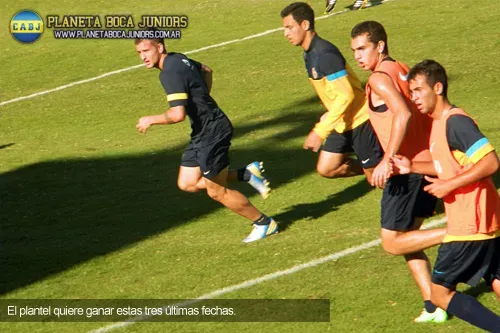 Entrenamiento Boca