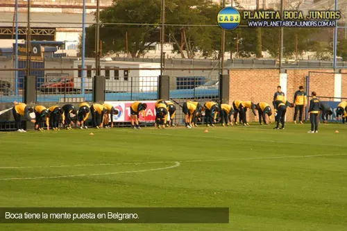 Entrenamiento Boca