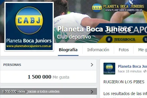 1.500.000 Facebook