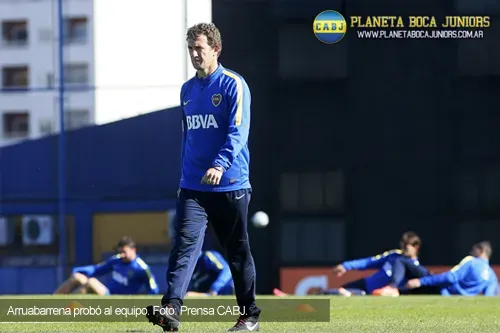 entre equipo boca