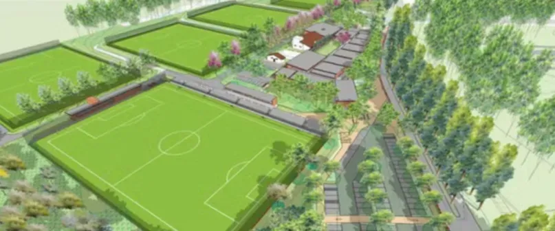 Projeto de reestruturação do CT do Pinheirinho, em Araraquara (SP) — Foto: Divulgação/Fundesport