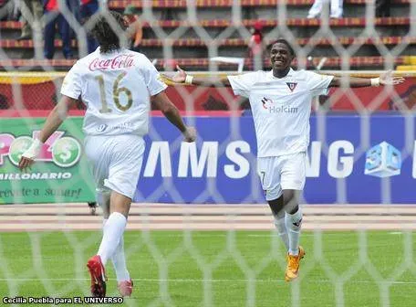 Miller Bolaños fue una de las figuras de Liga de Quito en el 2010. Foto: El Universo.