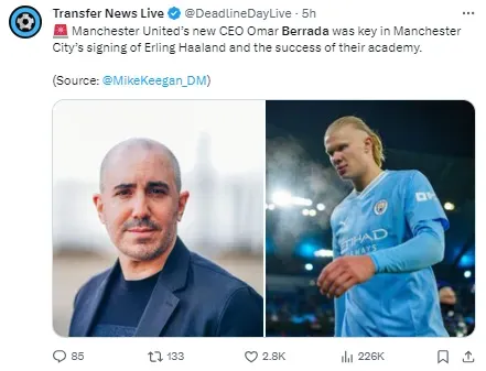 Fans are excited by the potential of Omar Berrada as CEO