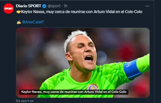 Diario Sport – Keylor Navas