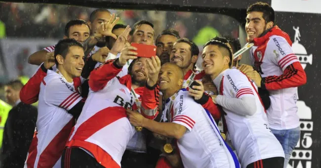 La selfie después de ganar la Copa. Foto archivo.