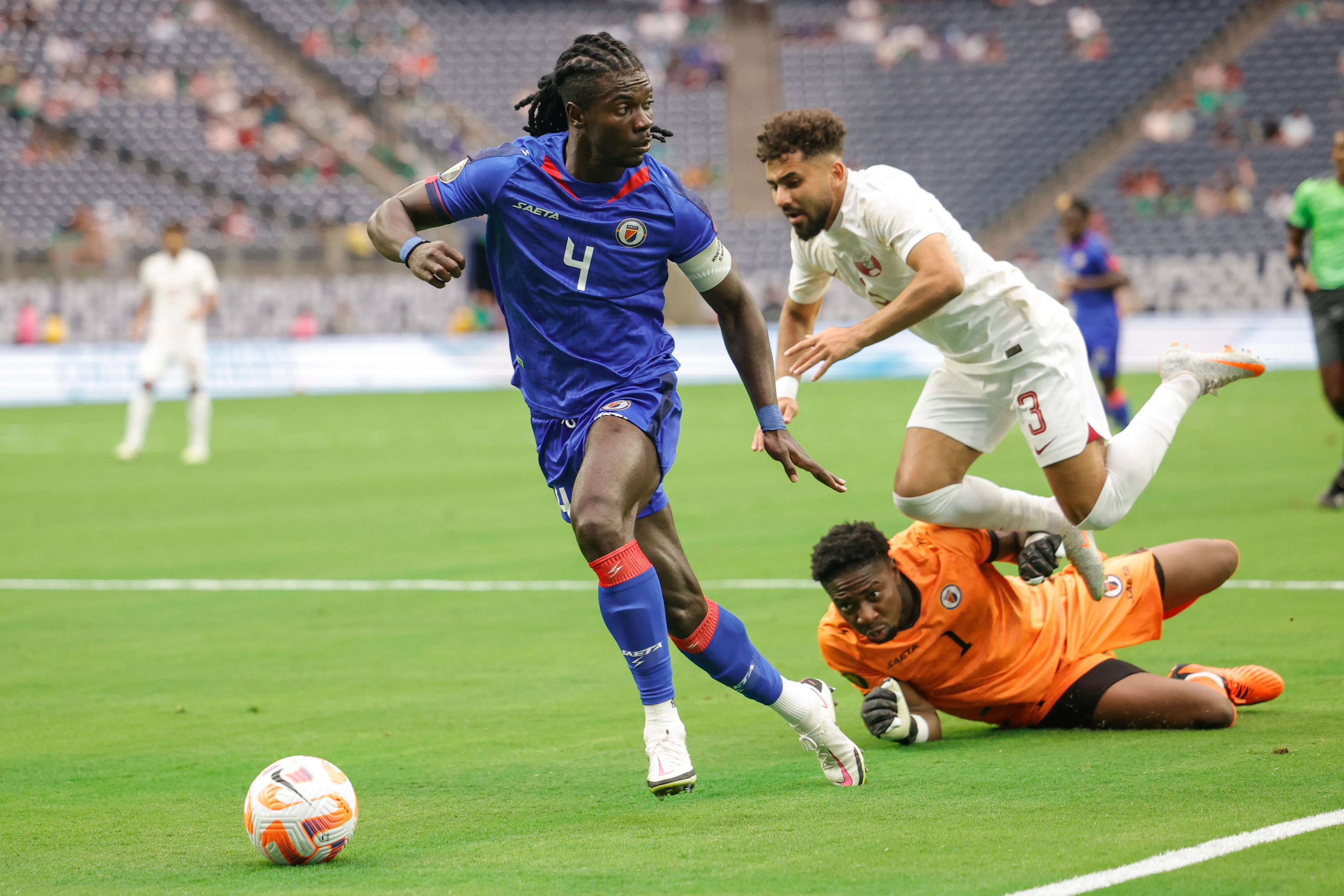 Ricardo Adé, titular en la Selección de Haití. Foto: Getty