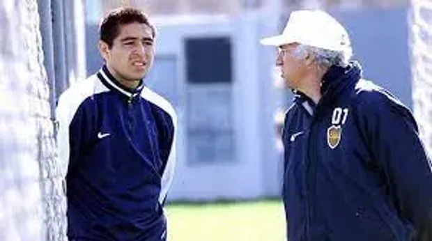 Un joven Riquelme, con apenas 20 años.
