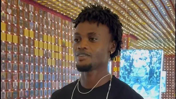 Saint Moreno não esconde entusiasmo para atuar com Thiago Silva – Foto: Reprodução Fluminense TV