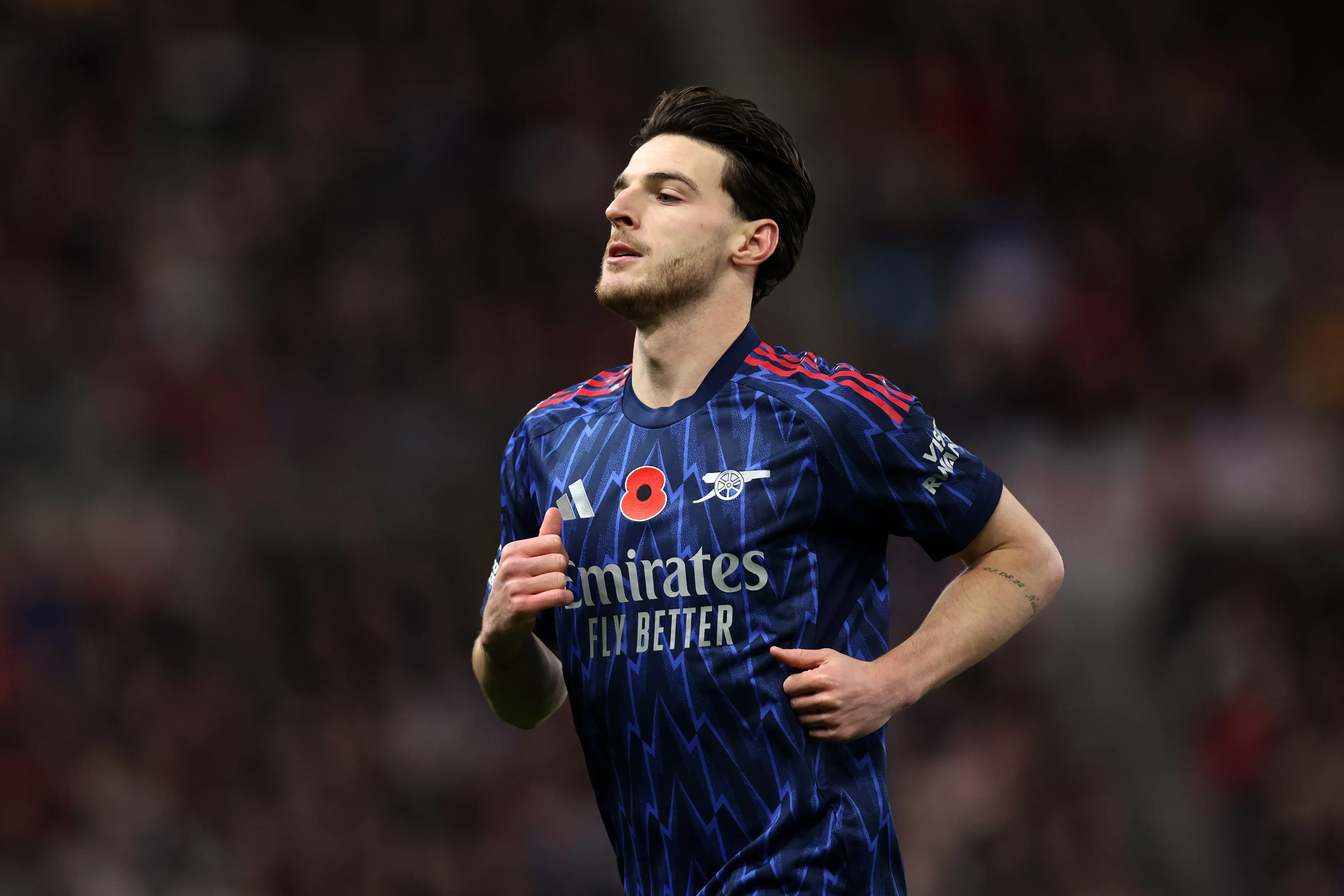 Declan Rice na partida contra o Sunderland (Foto: George Wood/Getty Images)