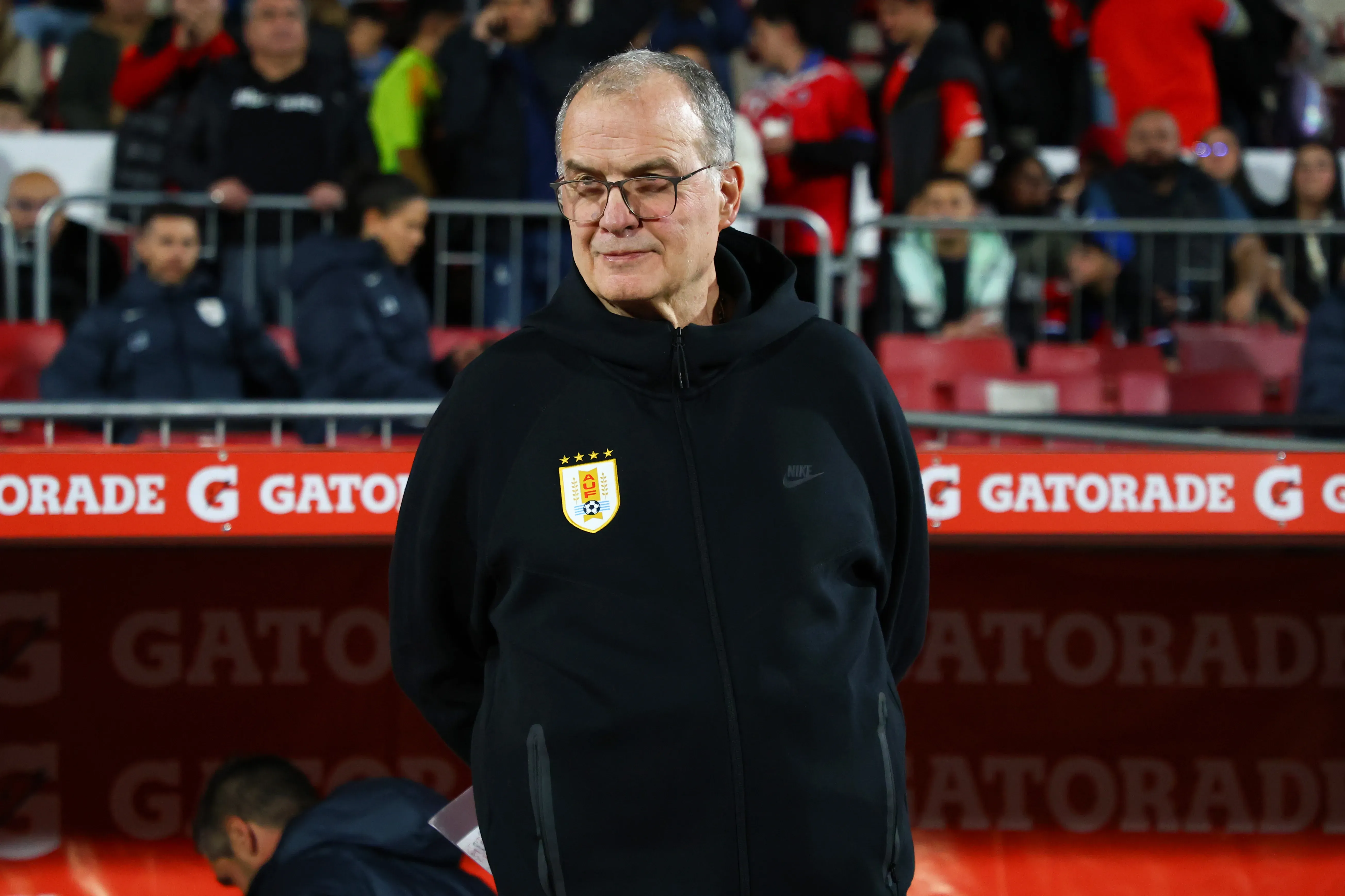 Bielsa en las Eliminatorias, ante Chile /(Getty Images)