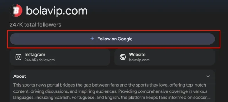 Solo le das click en el botón “Seguir” y no debes hacer nada más.