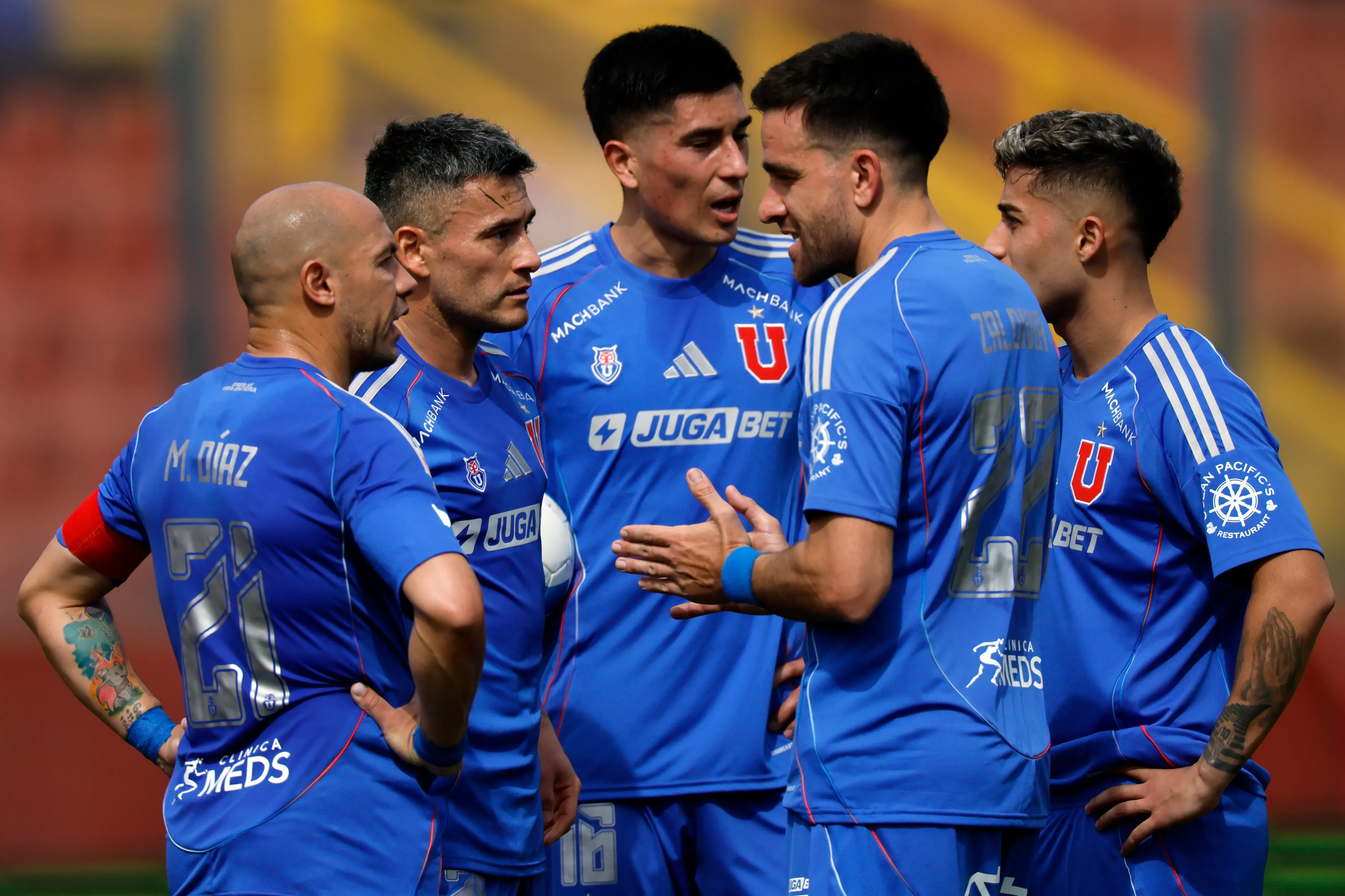Matías Zaldivia habló desde la interna de la U donde apuntó a Álvarez. Foto: Andrés Pina/Photosport