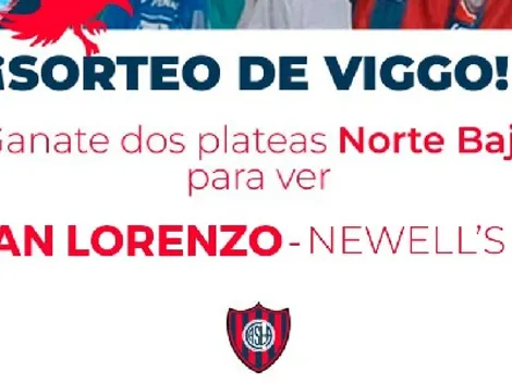 Gánate un par de plateas para San Lorenzo vs Newell's con el sorteo de Viggo