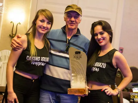 Em pódio verde e amarelo, Julio Palma vence a quarta etapa do Cataratas Poker Tour