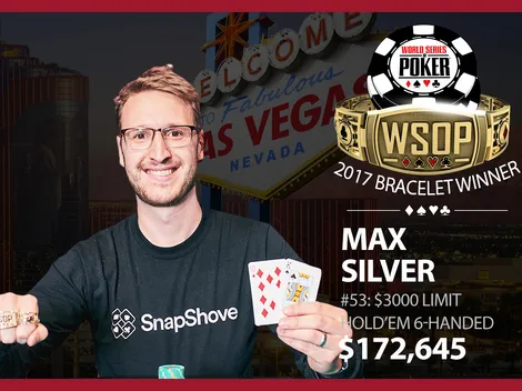 Britânico Max Silver ganha seu primeiro bracelete no Evento #53 da WSOP