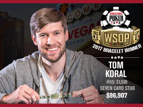 Com direito a virada épica no heads up, Tom Koral ganha o Evento #55 da WSOP