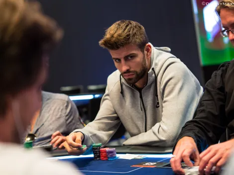 Após tentar passar blefe, Gerard Pique é o primeiro eliminado do High Roller do EPT Barcelona