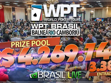 Com mais de R$ 4 milhões arrecadados, WPT Brasil pagará quase R$ 800 mil para o grande campeão