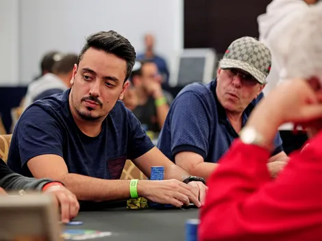 Ueltom Lima acerta dois pares e estoura bolha do 1-Day High Roller do BSOP São Paulo