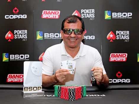 Carlos Caram vence Hyper-Turbo Knockout do BSOP100 após ganhar pacote para o evento: "especial"