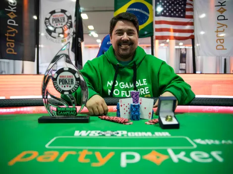 Com "visão" na mão final, Marcos Antunes vence Main Event Turbo da WSOP Brazil e iguala Rafael Caiaffa