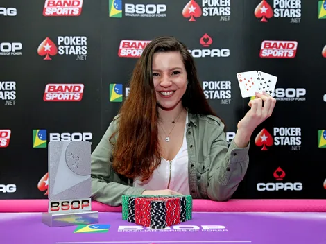 Camila Avelar supera barulho da torcida adversária e vence Ladies Event do BSOP Curitiba: "muito focada"