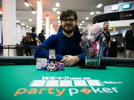 Thiago Crema vence High Roller Big Diamond da WSOP Brazil e leva segundo anel do circuito