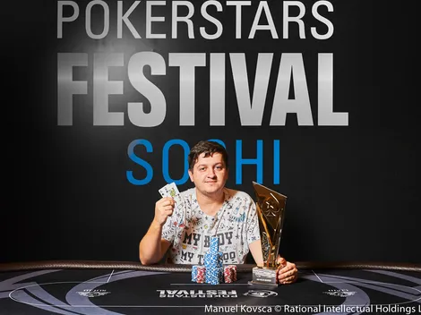 Kiryl Radzivonau volta a Sochi para conquistar o título do High Roller do PokerStars Festival; confira