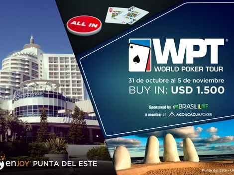 Inscrição no WPT Uruguai pelo Brasil Poker Live rende hospedagem grátis no Enjoy Punta del Este