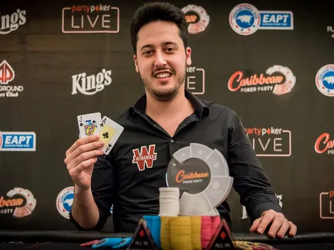 No apagar das luzes, Adrian Mateos é campeão do Millions Finale de US$ 5.300 do Caribbean Poker Party