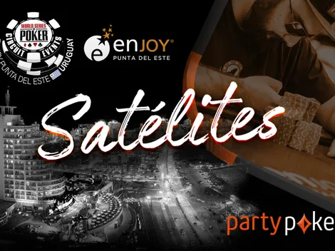 Satélite fase final do partypoker distribuirá hoje dez pacotes de US$ 2.000 para a WSOP Uruguai; confira