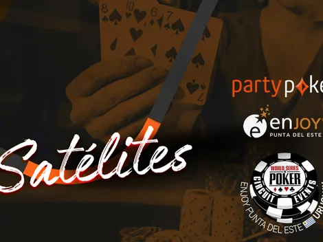 Média elevada de entradas marca a semana de satélites do partypoker para a WSOP Uruguai; confira