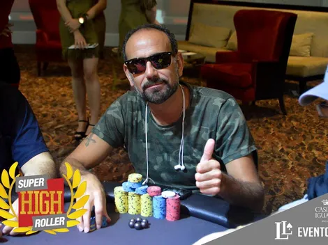 Marcelo Ruiz é o bolha e prize pool de US$ 750 mil começa a ser distribuído no Super High Roller do Casino Iguazú