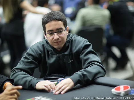 Hugo Marcelo avança como chip leader para o dia decisivo do High Roller do BSOP Millions