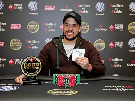 João Pedro Lopes vira heads-up contra Ramon Sorgatto e crava o Omaha Turbo Knockout do BSOP Millions