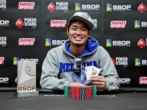 Rafael Oshiro vence Turbo Knockout do BSOP SP e leva primeiro titulo na série: "só faltava ser campeão"