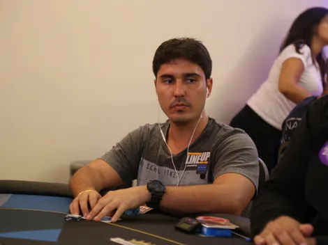 Com “zicada” de fora, Guilherme Chenaud leva broca no river e cai em 3º no High Roller One-Day do NPS Recife