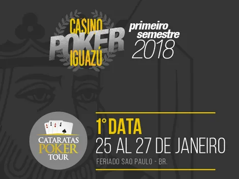 Semestre do Casino Iguazú começa com Cataratas Poker Tour no fim de janeiro