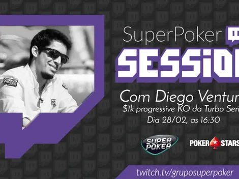 Vice-campeão do PCA 2015 é o convidado da SuperPoker Session nesta quarta-feira