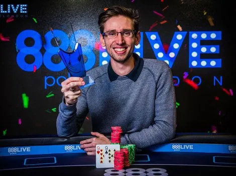 Começou a temporada! Jonathan Bowers é campeão do 888poker LIVE Londres