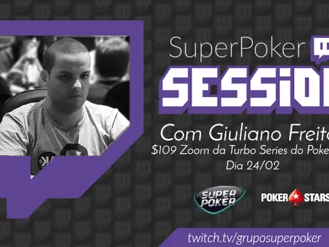 SuperPoker Session está de volta nesse final de semana com Giuliano Freitas do QG Akkari Team